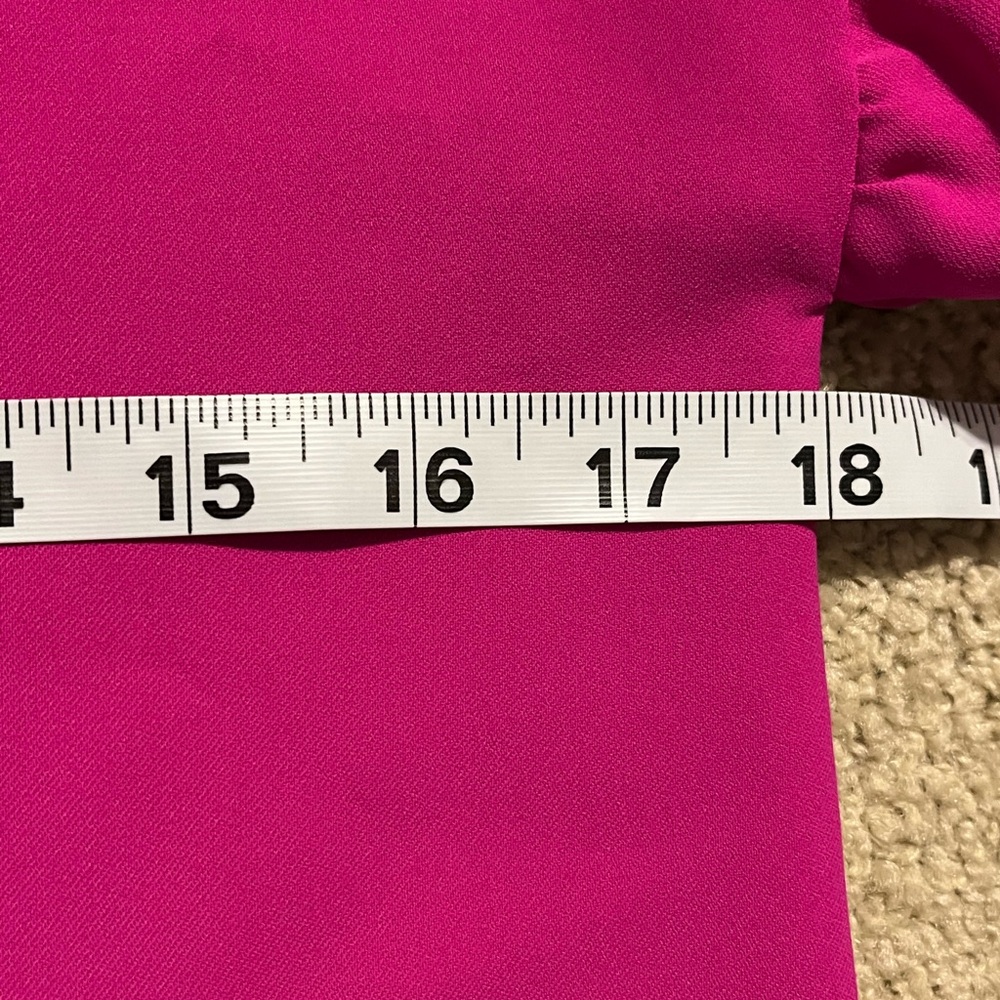 TCEC Fuchsia Ruffled Sleeve Mini Dress - Picture 6 of 7